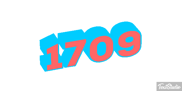 1709 Text effect