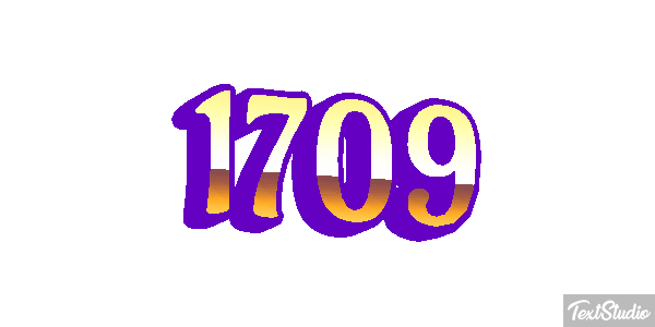 1709 Text effect