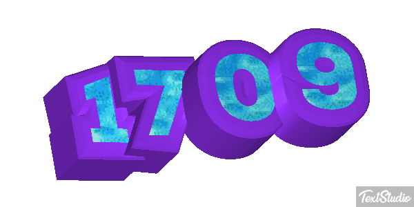 1709 Text effect