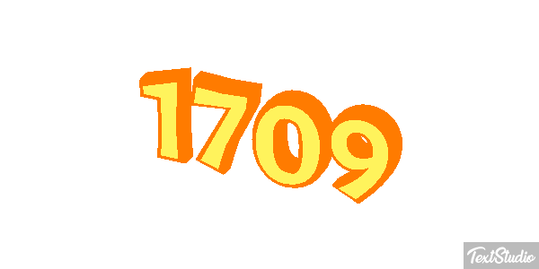 1709 Text effect