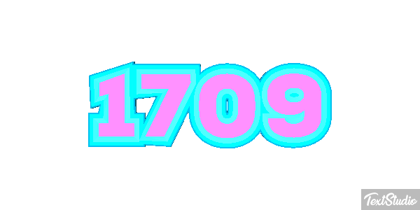 1709 Text effect