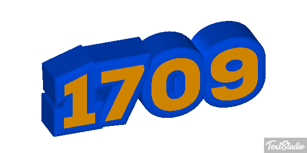 1709 Text effect