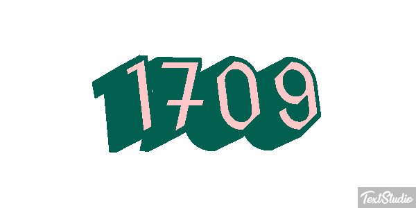 1709 Text effect