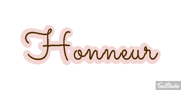 Honneur Effet de texte