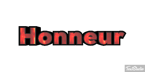Honneur Effet de texte