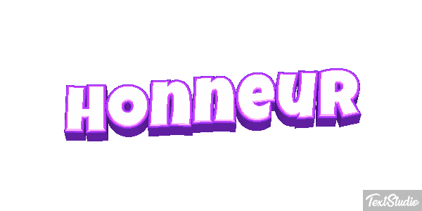 Honneur Effet de texte