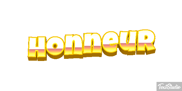 Honneur Effet de texte