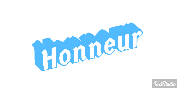 Honneur Effet de texte
