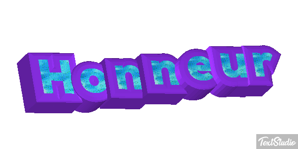 Honneur Effet de texte