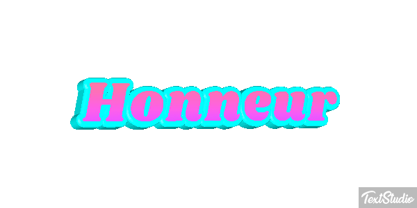 Honneur Effet de texte