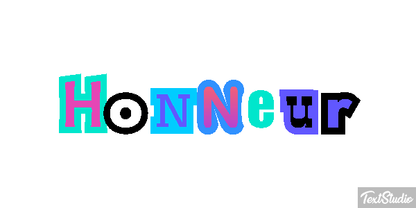 Honneur Effet de texte