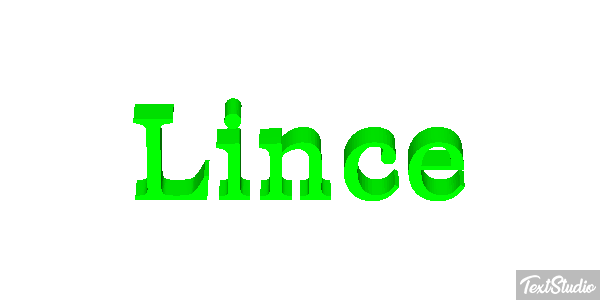 Lince Efecto de texto
