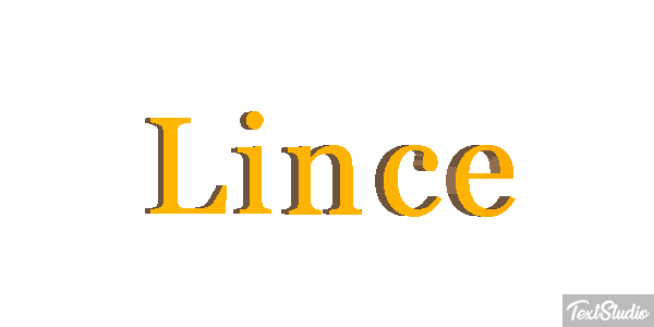 Lince Efecto de texto