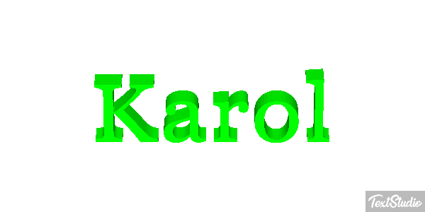 Karol Efekt tekstowy