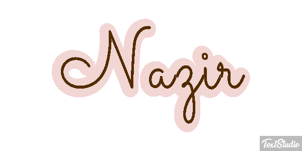Nazir Texteffekt