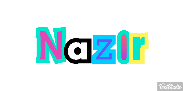 Nazir Texteffekt