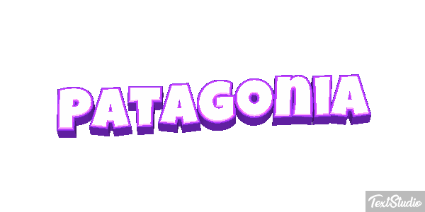 Patagonia Tekst effect