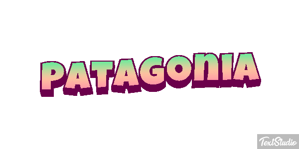 Patagonia Tekst effect