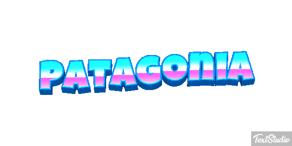 Patagonia Tekst effect
