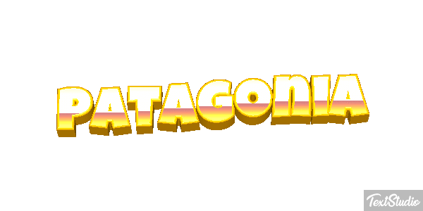 Patagonia Tekst effect