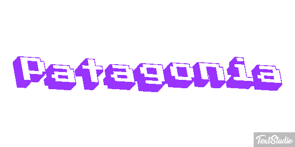 Patagonia Tekst effect