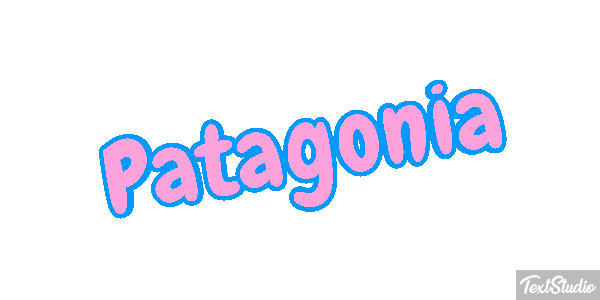Patagonia Tekst effect