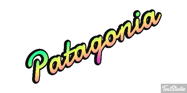 Patagonia Tekst effect
