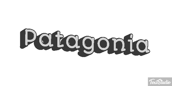 Patagonia Tekst effect