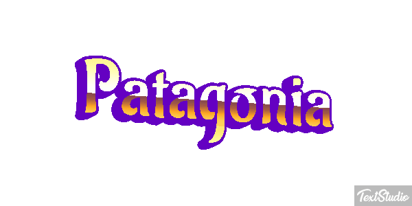 Patagonia Tekst effect