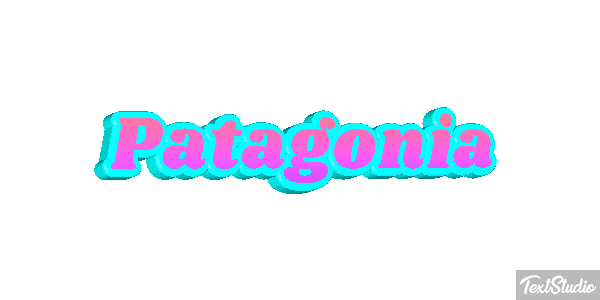 Patagonia Tekst effect