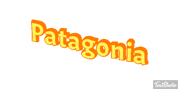 Patagonia Tekst effect