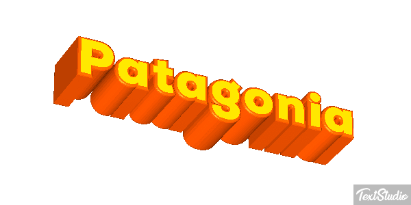 Patagonia Tekst effect