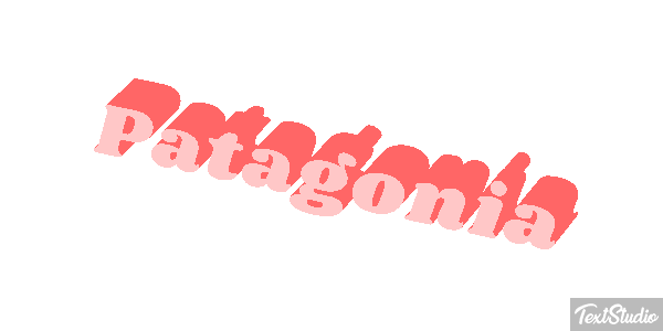 Patagonia Tekst effect
