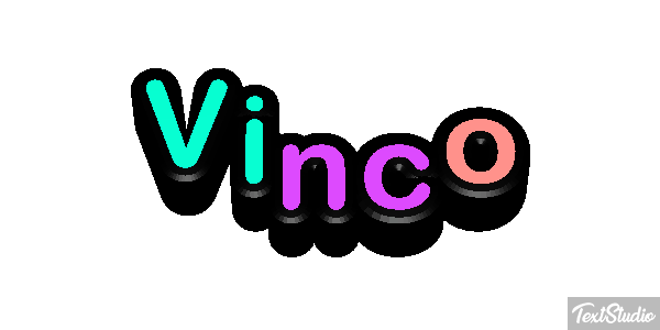 Vinco Efeito do texto