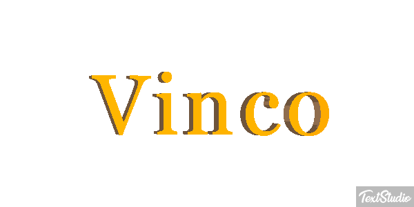 Vinco Efeito do texto