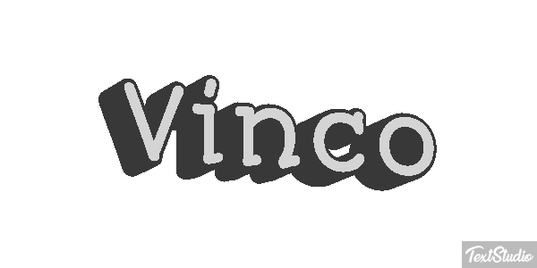 Vinco Efeito do texto