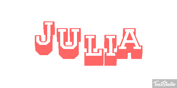 Julia Efekt tekstowy