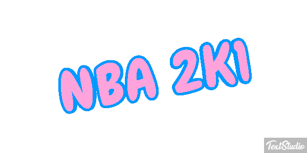 NBA 2K1 Effetto testo
