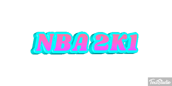 NBA 2K1 Effetto testo