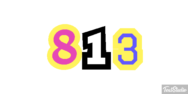 813 Effet de texte