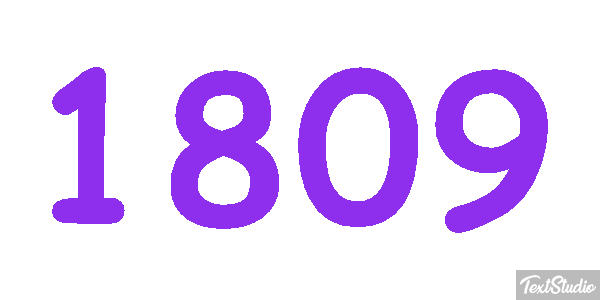1809 Effet de texte