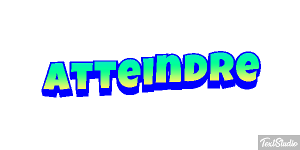 Atteindre Effet de texte