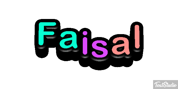 Faisal Text effect