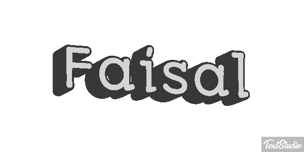Faisal Text effect
