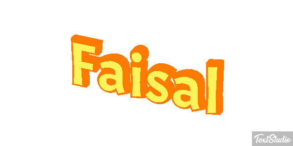 Faisal Text effect