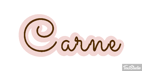 Carne Tekst effect