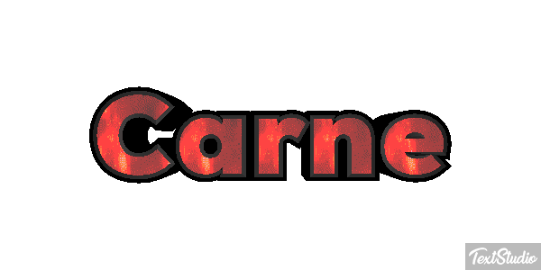 Carne Tekst effect