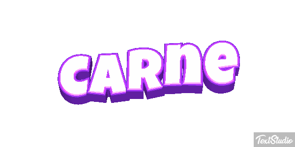 Carne Tekst effect