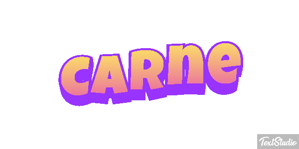 Carne Tekst effect