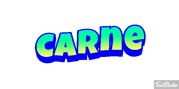 Carne Tekst effect